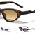 Twisted Temple Retro Oval Cat Eye Wholesale Sunglasses