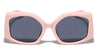 Lowered Temple Fashion Geometric Wholesale Sunglasses