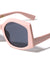 Lowered Temple Fashion Geometric Wholesale Sunglasses