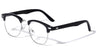 Plastic Combination Clear Lens Wholesale Sunglasses