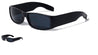 Thick Temple Rectangle Super Dark Wholesale Sunglasses