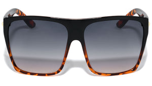 Oversized Flat Top Side Bar Square Wholesale Sunglasses