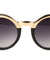Solid Brow Line Retro Round  Wholesale Bulk Sunglasses