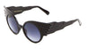 Round Retro Wing Cat Eye Wholesale Bulk Sunglasses