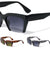 Angled Semi-Rimless Wholesale Sunglasses