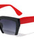 Angled Semi-Rimless Wholesale Sunglasses