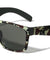Camouflage Soft Rubber Coating Classic Square Wholesale Sunglasses