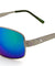 PEACE Metal Aviators Logo Revo Color Mirror Sunglasses