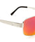 PEACE Metal Aviators Logo Revo Color Mirror Sunglasses
