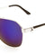 PEACE Aviators Revo Color Block Color Mirror Sunglasses