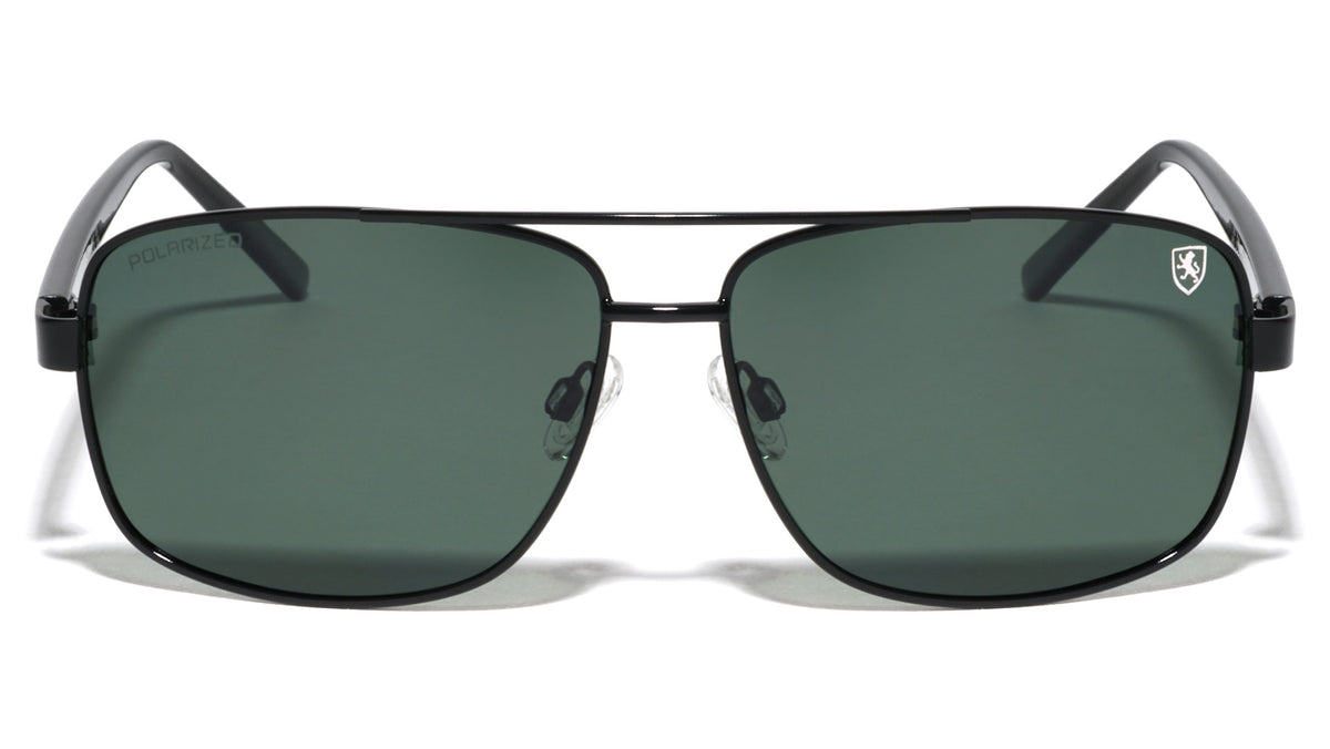 KHAN Polarized Square Aviators Wholesale Sunglasses