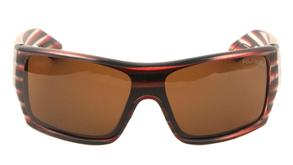 Polarized Thick Wrap Sunglasses Wholesale
