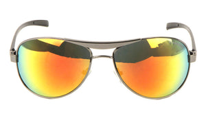 Polarized Color Mirror Aviators Wholesale Bulk Sunglasses