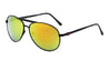 KHAN Aviators Polarized Color Mirror Bulk Sunglasses