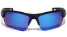 KHAN Wholesale Polarized Semi-Rimless Looped Tips Sports Sunglasses