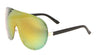 Polarized Color Mirror Rimless Solid One Piece Lens