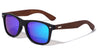 EKO Polarized Classic Sunglasses with Wood Frame and Color Mirror Wholesale