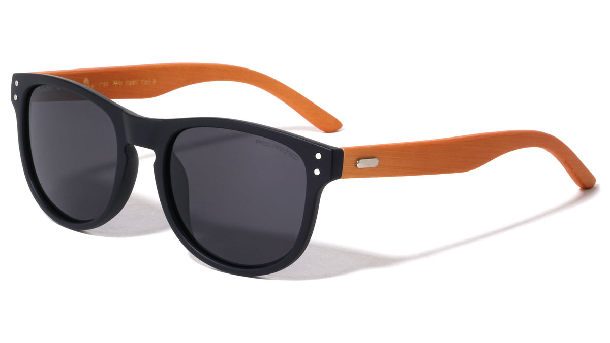 EKO Wood Classic Polarized Lens Wholesale Bulk Sunglasses