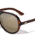 EKO Wood Aviators Polarized Color Mirror Sunglasses