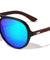 EKO Wood Aviators Polarized Color Mirror Sunglasses