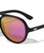 EKO Wood Aviators Polarized Color Mirror Sunglasses