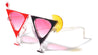 Cocktail Pink Drink Party Glasses Wholesale