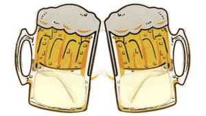 Beer Mug Shaped Frame Party Glasses Wholesale