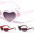Heart Thick Rim Wholesale Sunglasses