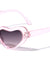 Heart Thick Rim Wholesale Sunglasses