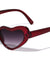 Heart Thick Rim Wholesale Sunglasses