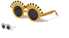 Glitter Rhinestone New Year Round Crown Wholesale Bulk Sunglasses