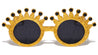 Glitter Rhinestone New Year Round Crown Wholesale Bulk Sunglasses