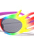 Party Hands Rainbow Color Sunglasses
