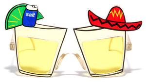 Party Tequila Sombrero Lime Glasses