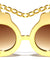 Chrome Color Party Handcuffs Wholesale Sunglasses