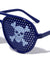 Lens Print Party Skull Poison Danger Warning Caution Pinhole Aviator Plastic Glasses