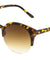 Plastic Retro Semi-Rimless Sunglasses