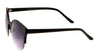 Plastic Retro Semi-Rimless Sunglasses