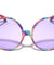 Peace Sign Multi Color Party Wholesale Sunglasses