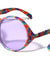 Peace Sign Multi Color Party Wholesale Sunglasses