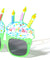 Birthday Candles Cupcake Party Glasses Wholesale