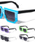 Blocks Square Pixel Color Party Glasses
