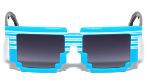 Blocks Square Pixel Color Party Glasses