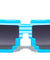 Blocks Square Pixel Color Party Glasses