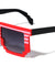 Blocks Square Pixel Color Party Glasses