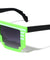 Blocks Square Pixel Color Party Glasses