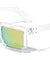 Blocks Square Pixel Crystal Color Mirror Party Glasses