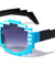 Blocks Square Circle Pixel Color Party Glasses