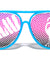Lens Print Miami Theme Party Glasses