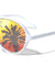 Lens Print Palm Trees Sunset Party Glasses